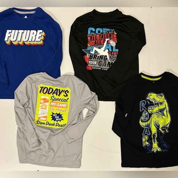 Various boys long sleeve tee shirts, size 8M. - Picture 1 of 1